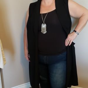 Long Sleevless Suit Vest